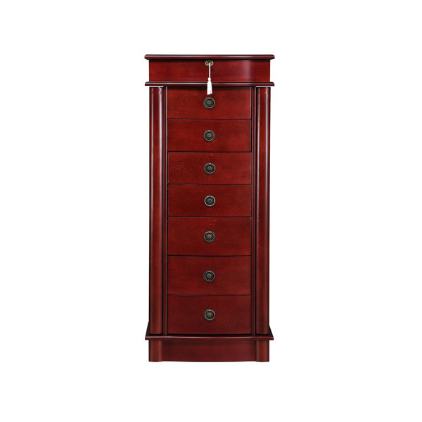 Alcott Hill® Argueta 15.5'' Wide Jewelry Armoire with Mirror & Reviews